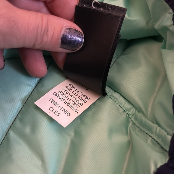 NWOT The North Face 700 Goose Down Vest Insulated Purple Puffer Medium - Picture 6 of 8